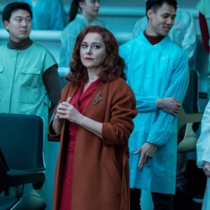 Philip K. Dick's Electric Dreams: Sidse Babett Knudsen in una scena dell'episodio Crazy Diamond