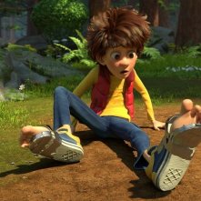 Bigfoot Junior: una scena del film d'animazione