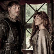 Britannia: David Morrissey e Kelly Reilly in una scena della prima stagione