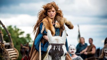 Britannia: Kelly Reilly in una scena della prima stagione