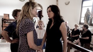 Figlia mia: Sara Casu, Valeria Golino e Alba Rohrwacher in un momento del film