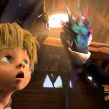 L'incantesimo del drago: un'immagine tratta dal film animato