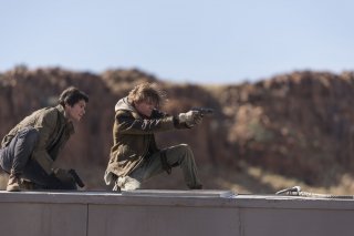 Maze Runner - La rivelazione: Dylan O'Brien e Thomas Brodie-Sangster in una scena del film