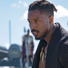 Black Panther: Michael B. Jordan in una foto del film