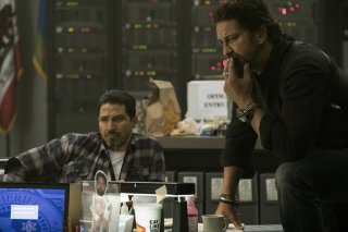 Nella tana dei lupi: Maurice Compte e Gerard Butler in una scena del film