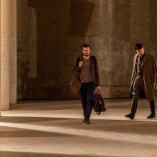 Sono tornato: Massimo Popolizio e Frank Matano in una scena del film