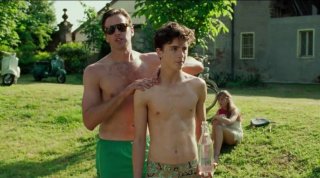 Chiamami col tuo nome: Armie Hammer e Timothee Chalamet in una foto