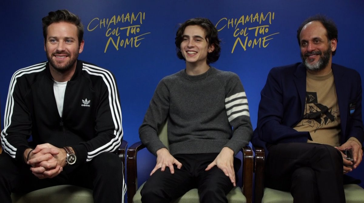 Chiamami Col Tuo Nome Video Intervista Al Cast E A Luca Guadagnino Movieplayerit