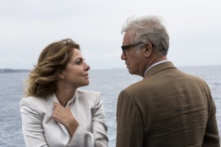 A casa tutti bene: Massimo Ghini e Claudia Gerini in una scena del film