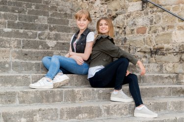 Sara e Marti: Aurora Moroni con Chiara del Francia