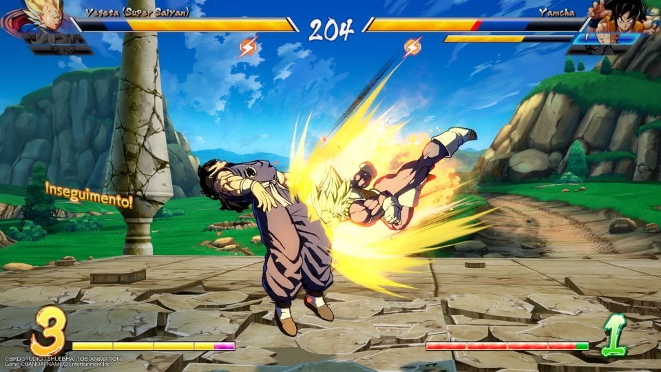 Dragon Ball FighterZ: una scena del gioco