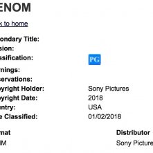 Venom: il rating del trailer