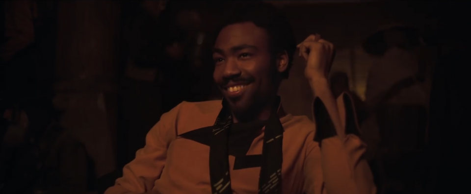 Solo: A Star Wars Story - Donald Glover in un'immagine del primo teaser trailer
