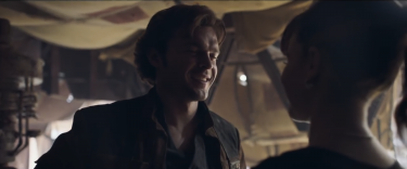 Solo: A Star Wars Story - Alden Ehrenreich ed Emilia Clarke in un'immagine dal primo teaser trailer