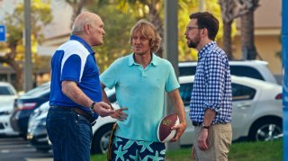 2 gran figli di...: Terry Bradshaw, Ed Helms e Owen Wilson in una scena del film