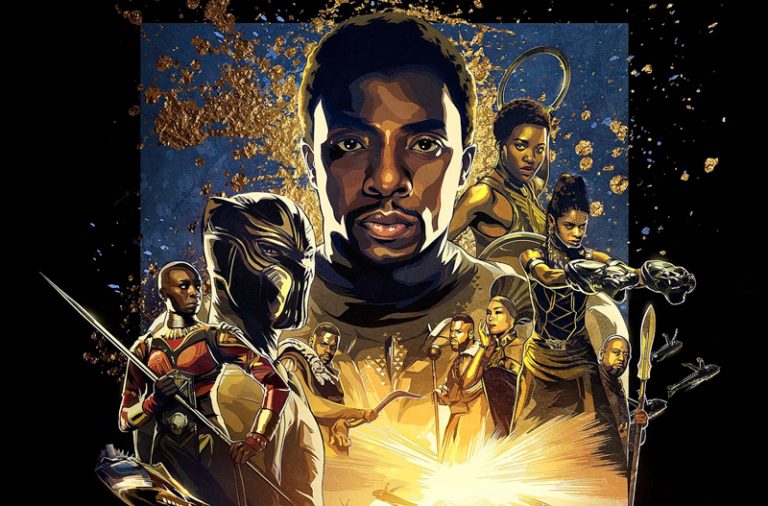 Black Panther: il poster della versione IMAX