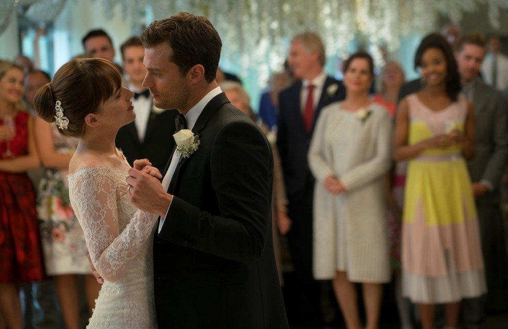 Cinquanta Sfumature Dakota Johnson Jamie Dornan Momento