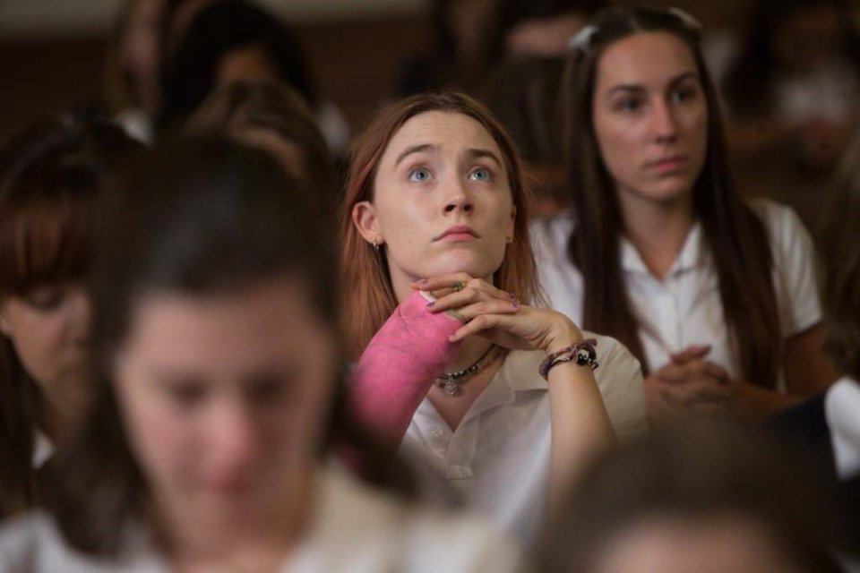 Lady Bird as Saoirse Ronan in a still from the film