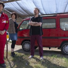 Vengo anch'io: Corrado Nuzzo, Maria Di Biase e Gabriele Dentoni in una scena del film
