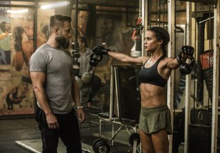 Tomb Raider: Alicia Vikander in una scena del film