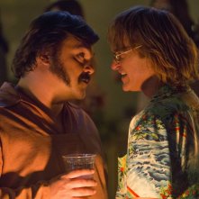 Don't Worry, He Won't Get Far on Foot: Joaquin Phoenix e Jack Black in una scena del film