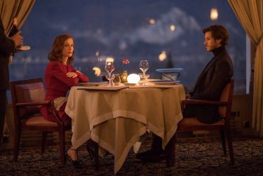 Eva: Gaspard Ulliel e Isabelle Huppert in un'immagine tratta dal film