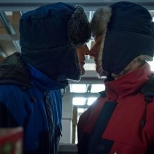 Un valzer tra gli scaffali: Sandra Hüller e Franz Rogowski in un'immagine tratta dal film