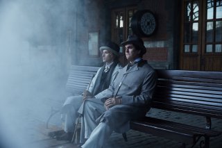 The Happy Prince: Rupert Everett e Colin Morgan in una scena del film