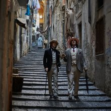 The Happy Prince: Rupert Everett e Colin Morgan in un momento del film