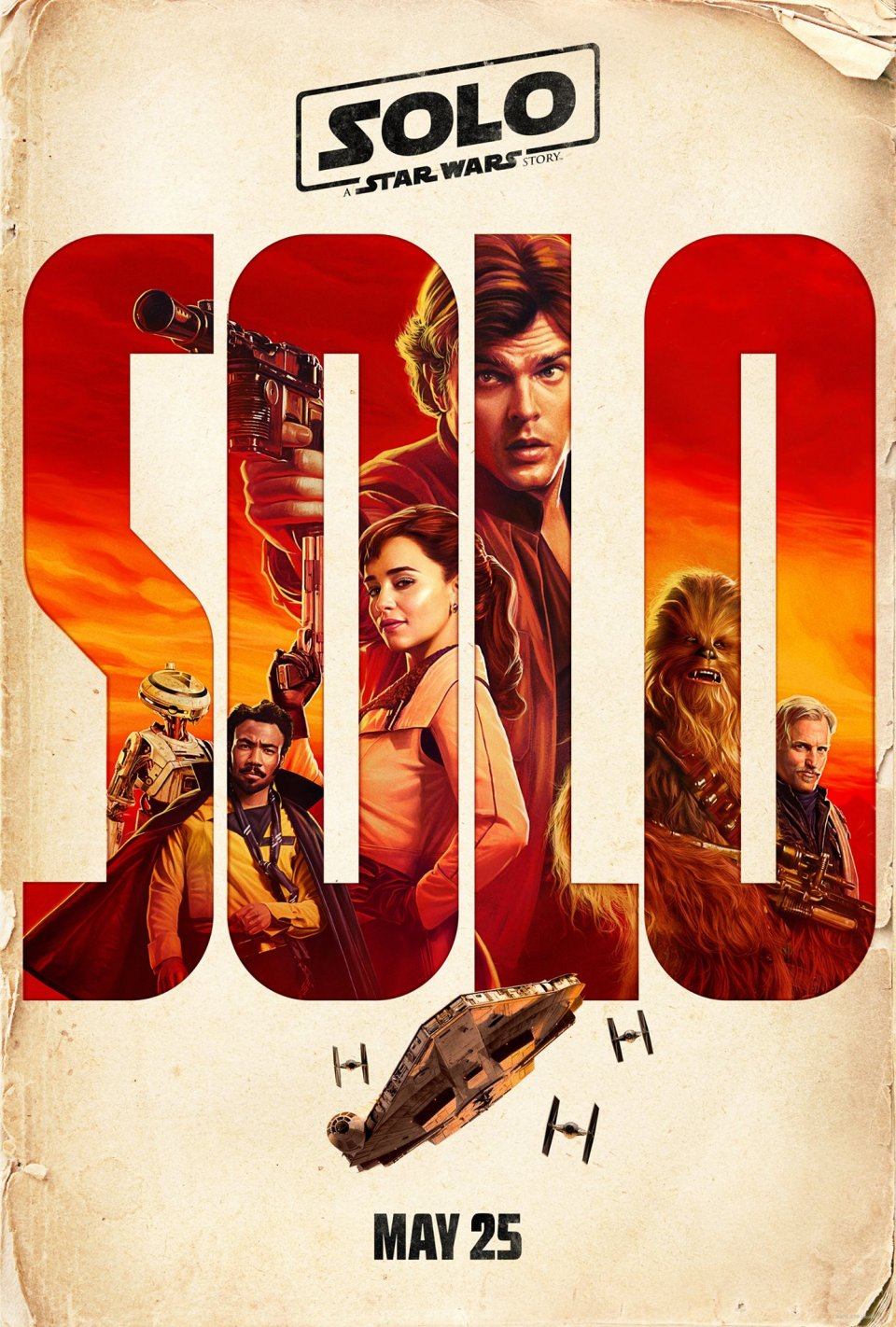 Solo: A Star Wars Story, una locandina del film