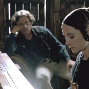 Lezioni di piano: Holly Hunter e Harvey Keitel in una scena del film