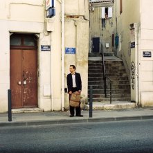 Transit: Franz Rogowski in un momento del film