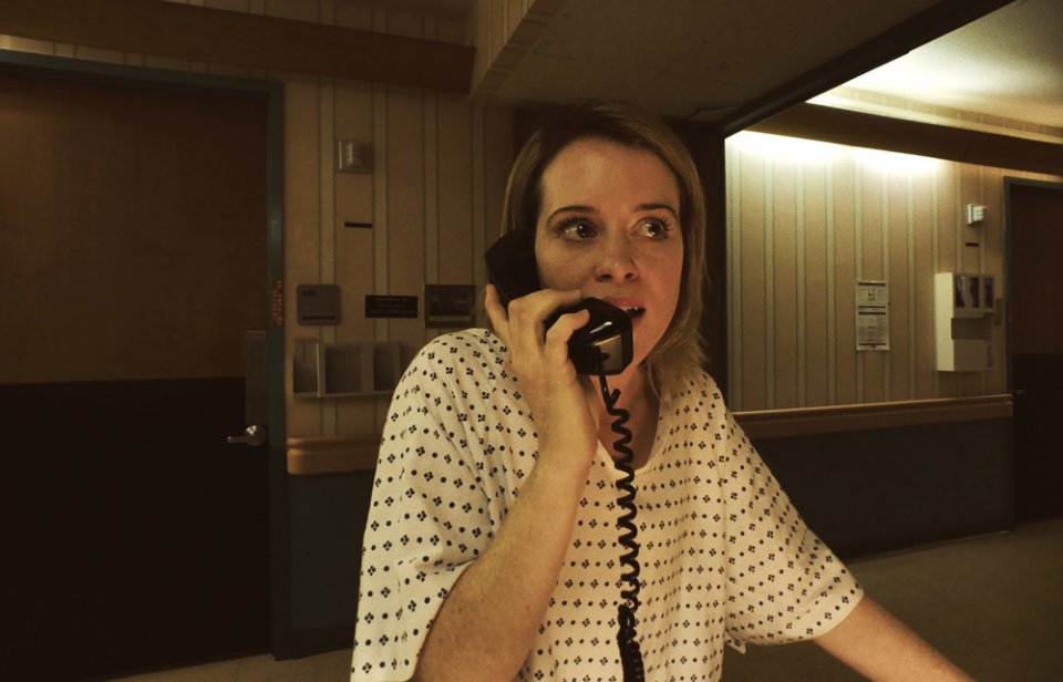 Unsane: Claire Foy in una scena del film