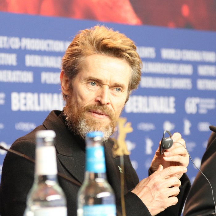 Berlino 2018: una foto di Willem Dafoe in conferenza