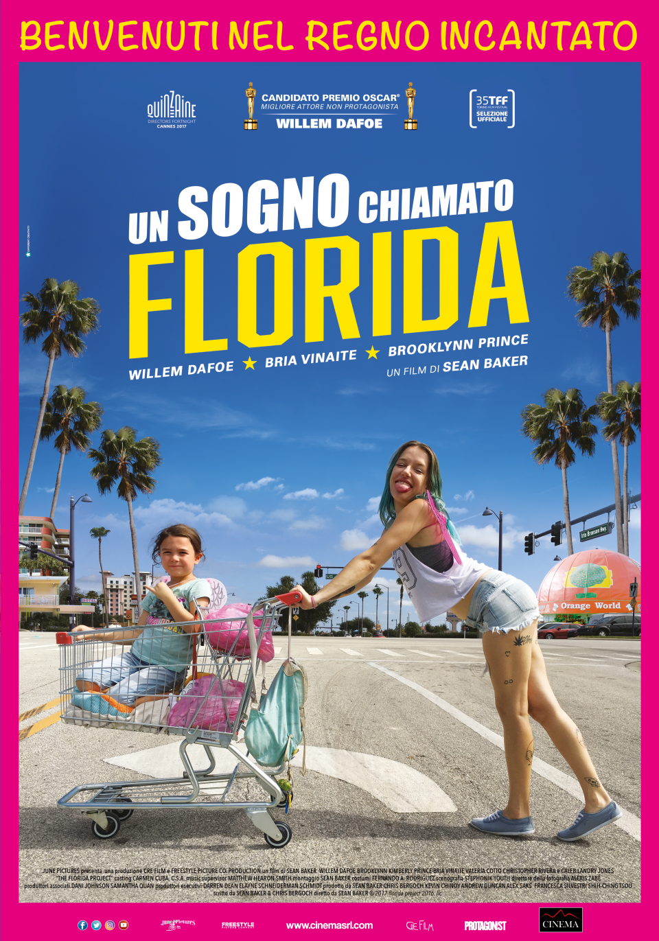Un sogno chiamato Florida - manifesto italiano in esclusiva