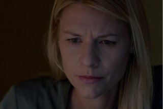 Homeland: Claire Danes durante una scena dell'episodio Enemy of the State