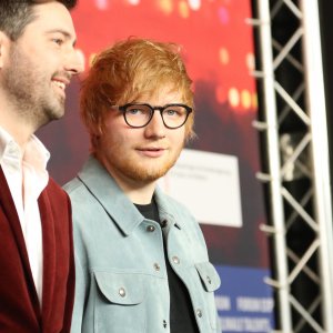 Berlino 2018: uno scatto di Ed Sheeran al photocall di Songwriter