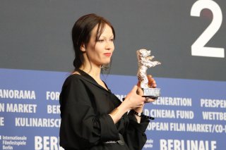 Berlino 2018: Elena Okopnaya alla conferenza dei premiati