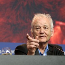 Berlino 2018: uno scatto di Bill Murray alla conferenza dei premiati