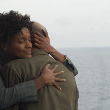 Contromano: Aude Legastelois e Antonio Albanese in una scena del film