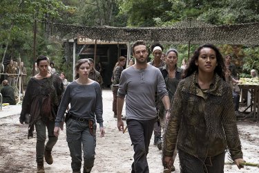 The Walking Dead: Briana Venskus, Ross Marquand, Nicole Barré, Sydney Park nell'episodio The Lost and the Plunderers