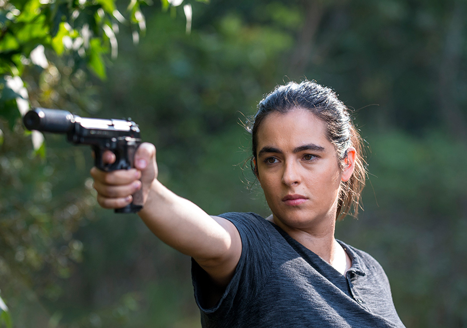 The Walking Dead: una foto di Alanna Masterson in Dead or Alive or