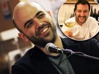 Salvini 'brinda' su Twitter a Saviano e lui risponde citando Gomorra