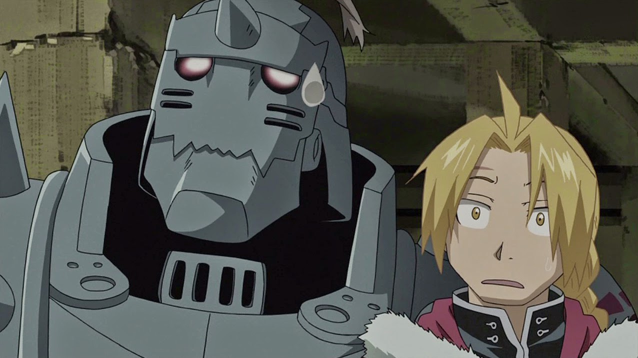 Una scena di Fullmetal Alchemist: Brotherhood