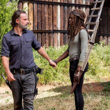 The Walking Dead: Andrew Lincoln e Danai Gurira in una foto di The Key