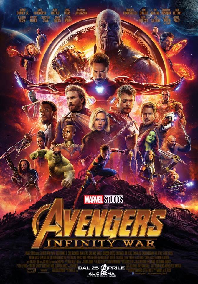 Avengers: Infinity War - il poster