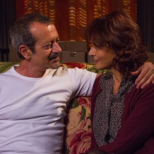 Bob & Marys - Criminali a domicilio: Rocco Papaleo e Laura Morante in un momento del film