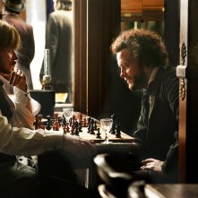 Il giovane Karl Marx: Stefan Konarske e August Diehl in una scena del film