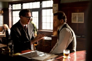 Il mistero di Donald C.: Colin Firth e David Thewlis in un'immagine del film