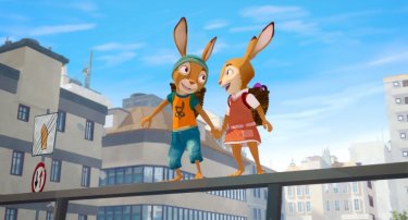 Rabbit School - I Guardiani dell'Uovo d'Oro: una scena del film d'animazione